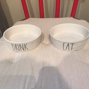 Rae Dunn pet dish- Cat or Small Dog